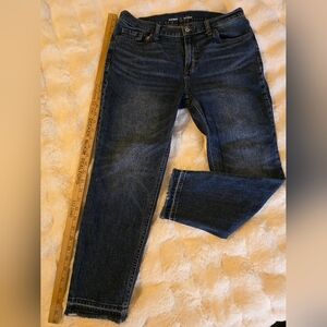 Ladies' Old Navy Boyfriend Mid-Risw Blue Jeans Sz 8